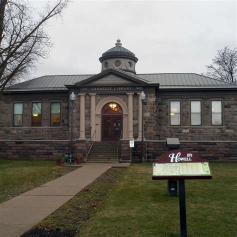 Libraries 314 W Grand River Ave Howell MI 48843 (517) 546-0720 (517) 546-1494 Send Email Visit the Howell Carnegie District Library's website. Hours: Monday-Thursday …